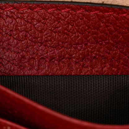Gucci GG Supreme Monogram Web Flora Mini Ophidia Round Backpack Red 7 of 12