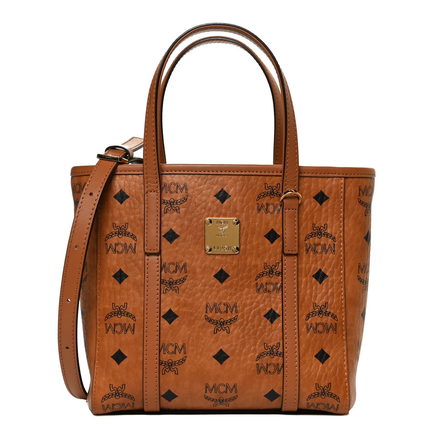 Visetos Mini Toni Shopper Tote Cognac