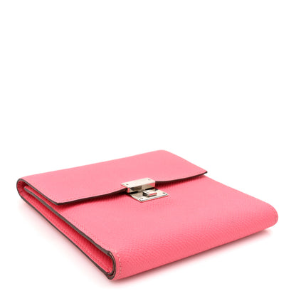 Hermes Epsom Clic 12 Wallet Rose Azalee 4 of 12