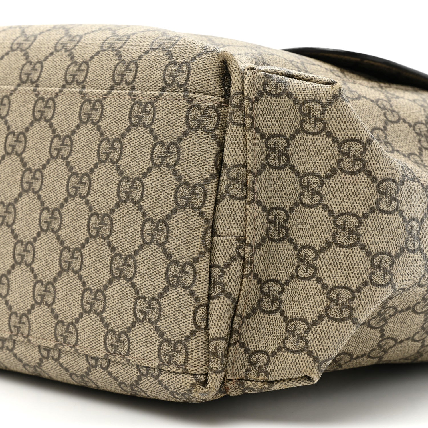 Gucci GG Plus Monogram Messenger Diaper Bag Dark Brown 8 of 17