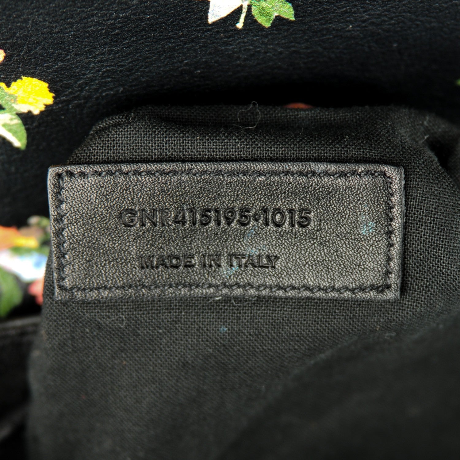 Saint Laurent Calfskin Prairie Flower Printed Festival Backpack Multicolor 9 of 9