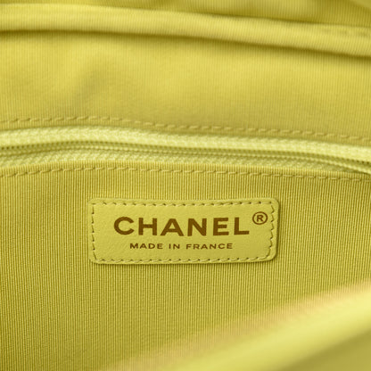 Chanel Calfskin Quilted Daily Chevron Camera Case Light Green 8 of 13