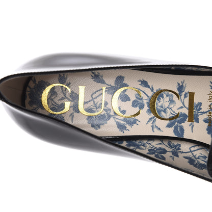 Gucci Vernice GG Victoire 55mm Loafer Pumps 38 Black 8 of 12