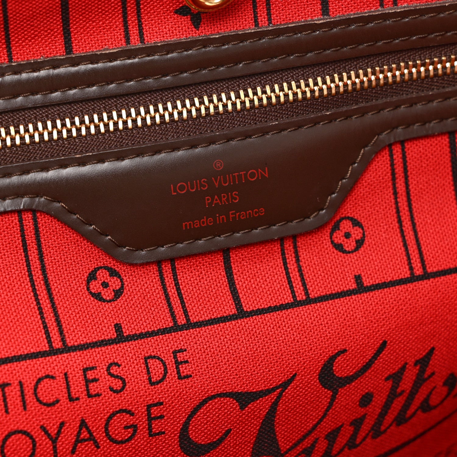 Louis Vuitton Damier Ebene Neverfull GM 6 of 13
