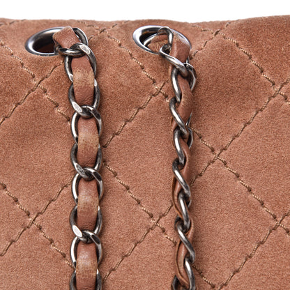 Chanel Suede Calfskin Stitch Flap Light Brown 24 of 25