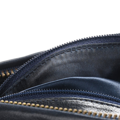 Chanel Lambskin Quilted Tassel Camera Case Navy 13 of 14