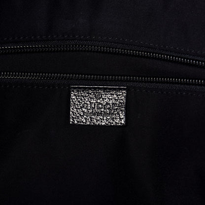 Gucci GG Monogram Web Large Collapsible Carry On Duffle Bag Black 5 of 9