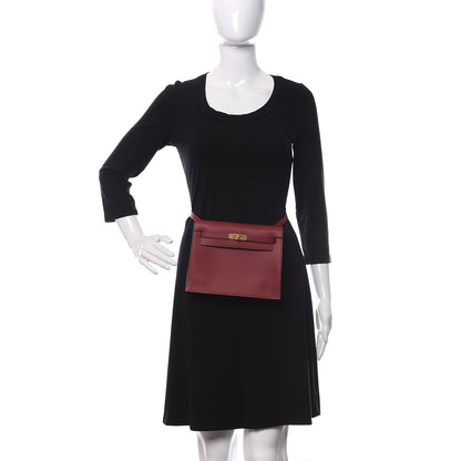 Hermes Swift Kelly Danse II Belt Bag Rouge H 2 of 11