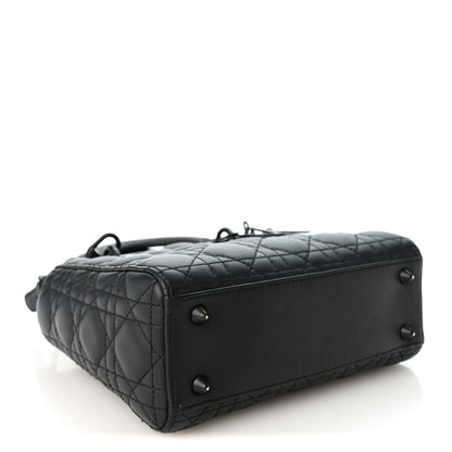 Christian Dior Ultra Matte Calfskin Cannage Small My ABCDior Lady Dior Black 4 of 9