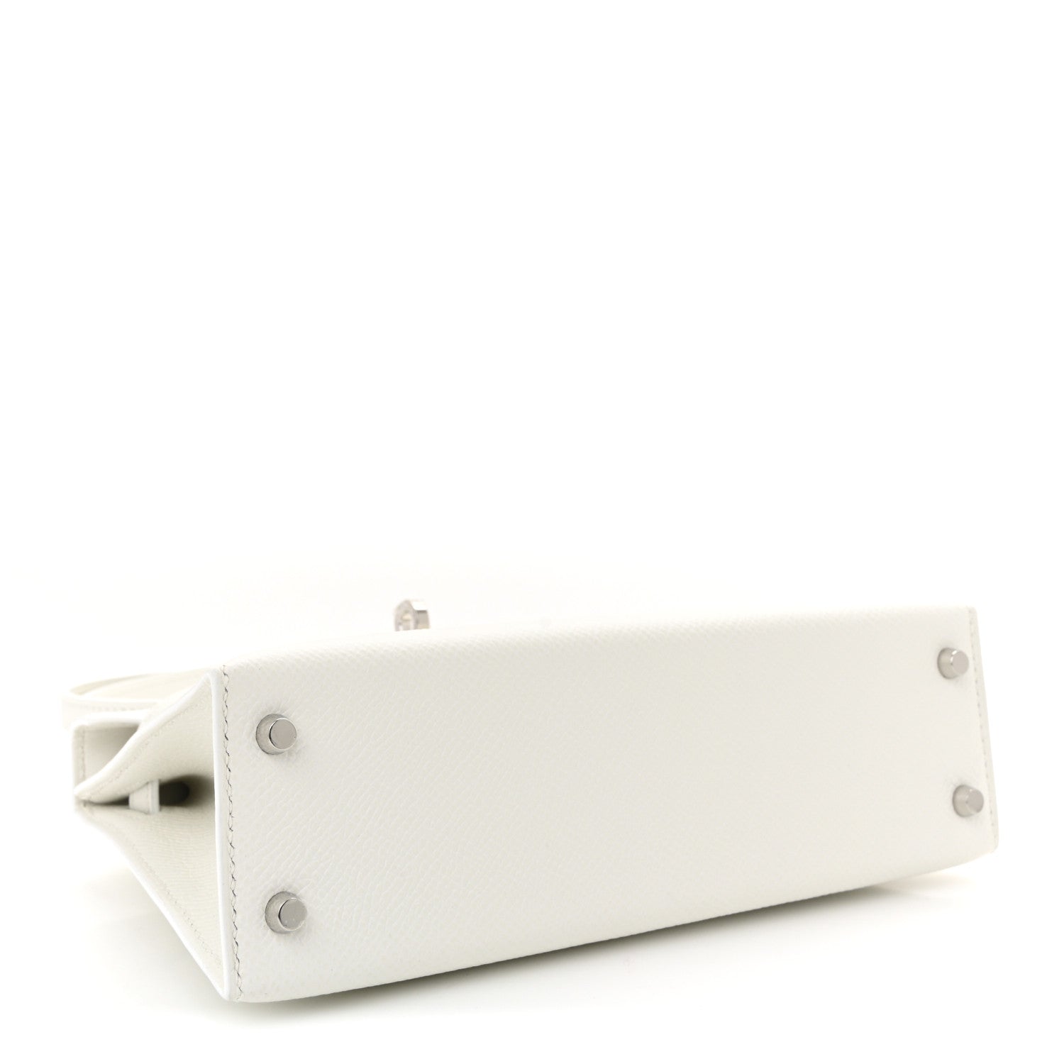 Hermes Epsom Mini Kelly Sellier 20 New White 7 of 19