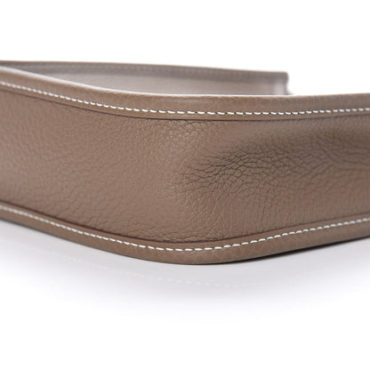 Hermes Taurillon Clemence Amazone Evelyne TPM Etoupe Bleu Indigo 10 of 11