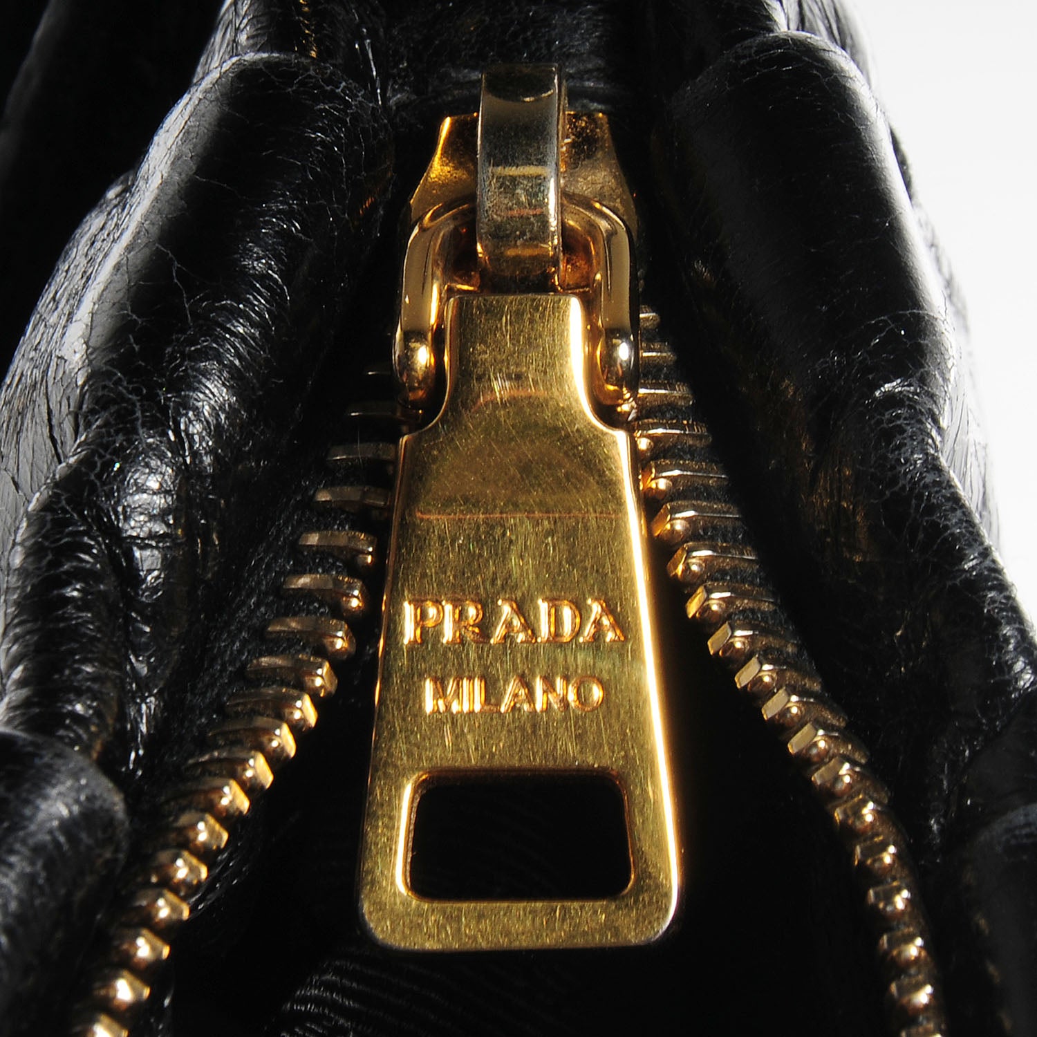 Prada Vitello Shine Wristlet Nero Black 12 of 12