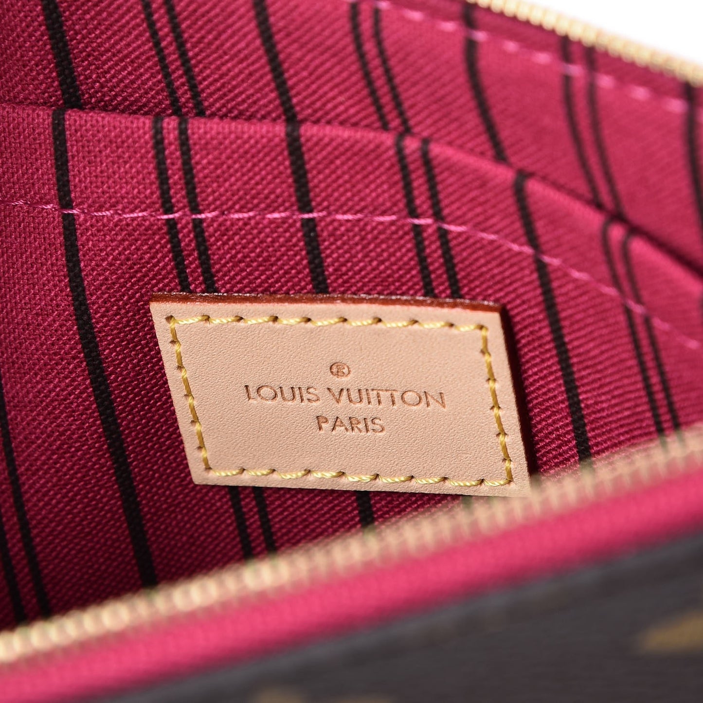 Monogram Neverfull MM GM Pochette Pivoine