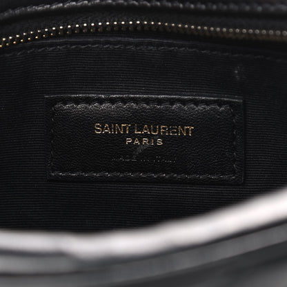 Saint Laurent Calfskin Matelasse Monogram Lou Belt Bag Black 6 of 9