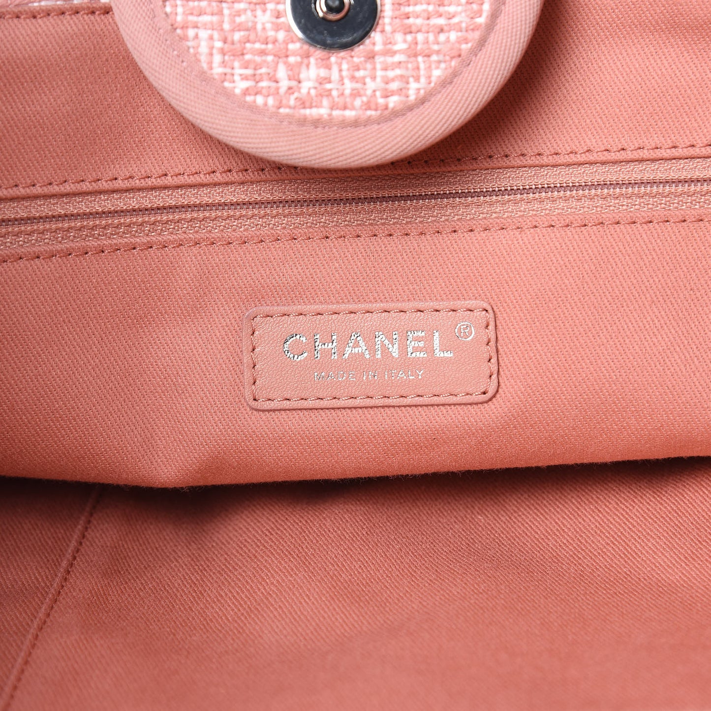 Canvas Large Deauville Tote Pink