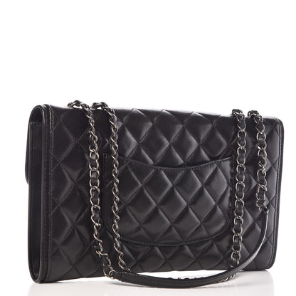 Chanel Lambskin Quilted Citizen Zip Flap Black 3 of 10