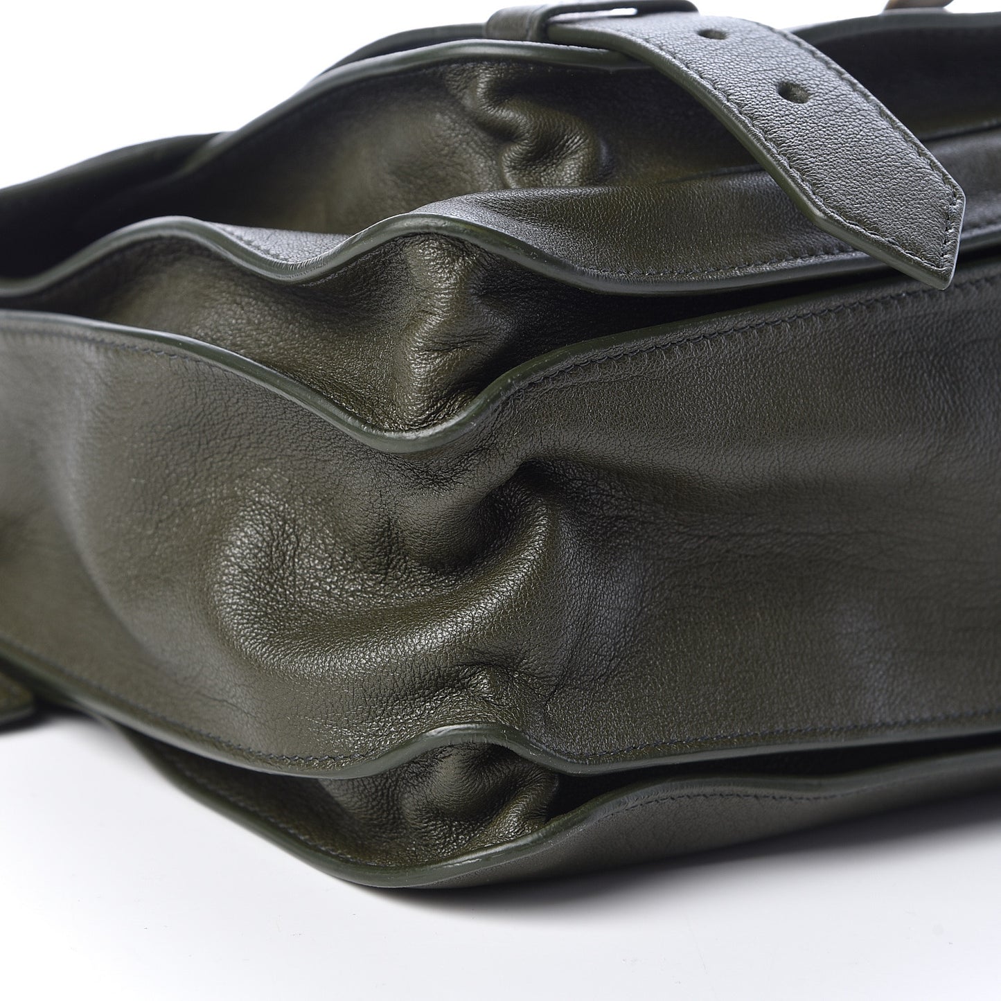 Lambskin Medium PS1 Satchel Military