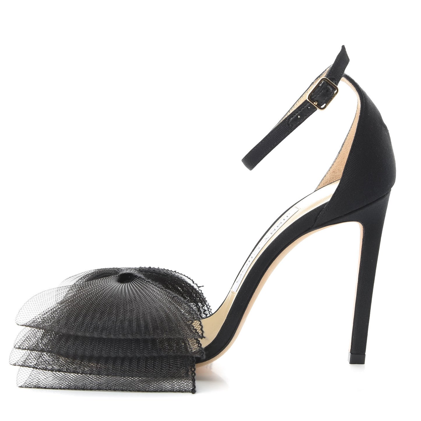 Grosgrain Aveline Bow 100 Sandals 35 Black