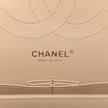 Chanel Caviar Quilted Jumbo Double Flap Light Beige 8 of 10