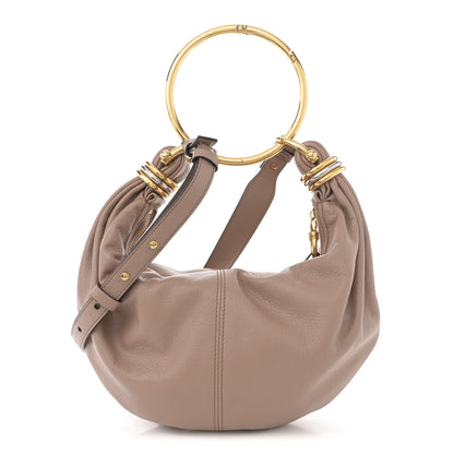 Chloe Grained Calfskin Small Bracelet Hobo Bag Woodrose 1 of 10