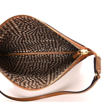 MCM Visetos Liz Shopper Tote Pouch Cognac 5 of 11