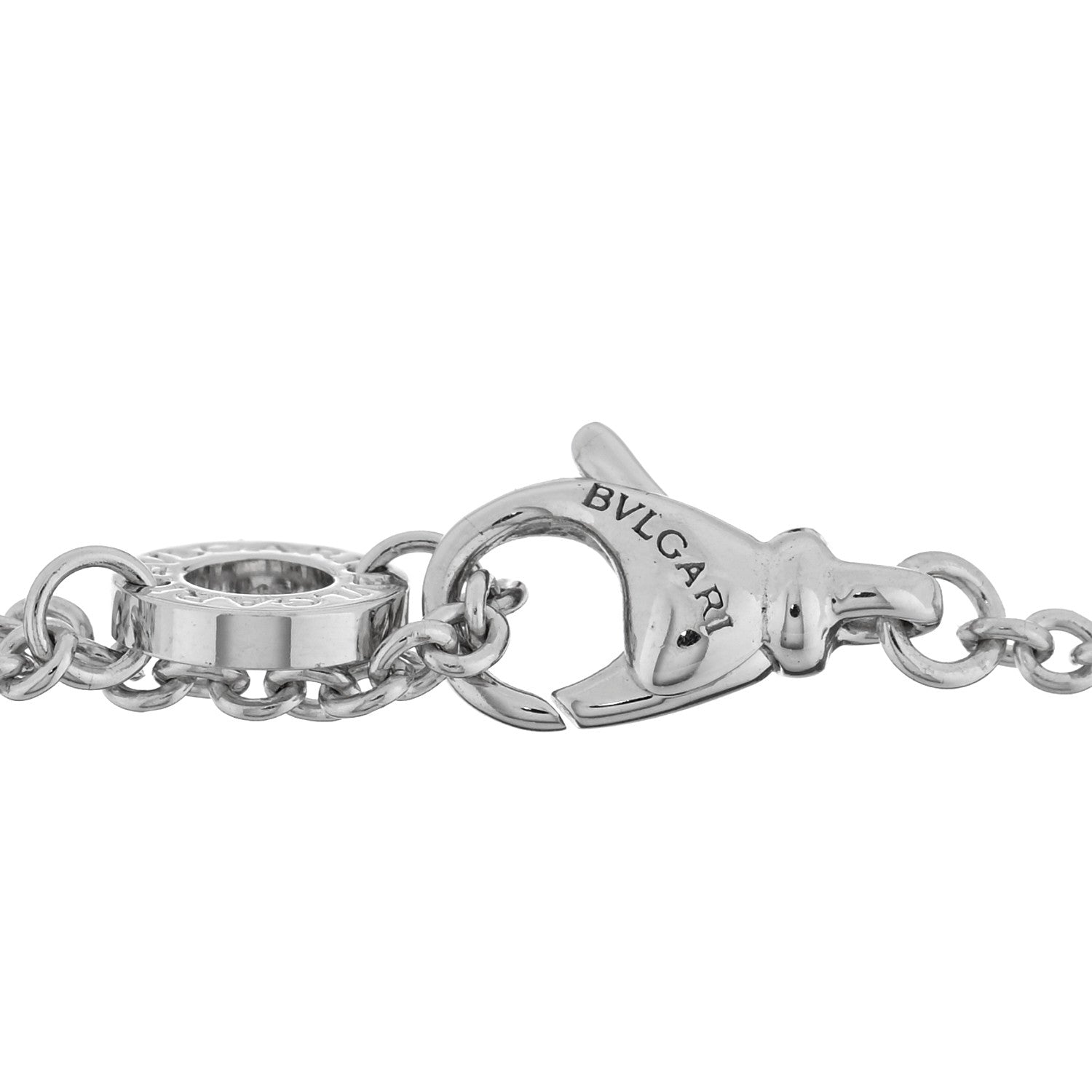 Bulgari Sterling Silver Black Ceramic Save the Children Bracelet SM 3 of 3