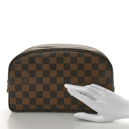 Louis Vuitton Damier Ebene Toiletry Bag 25 2 of 9