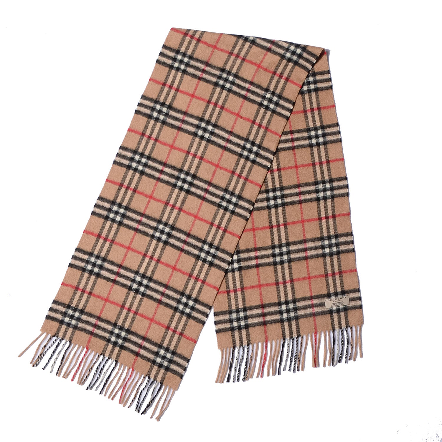 Burberry Cashmere Icon Check Scarf 3 of 4