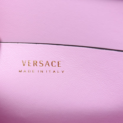 Versace Calfskin Medusa Stud Tribute Tote Pink 5 of 9