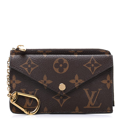 Louis Vuitton Monogram Recto Verso Card Holder Black 1 of 7