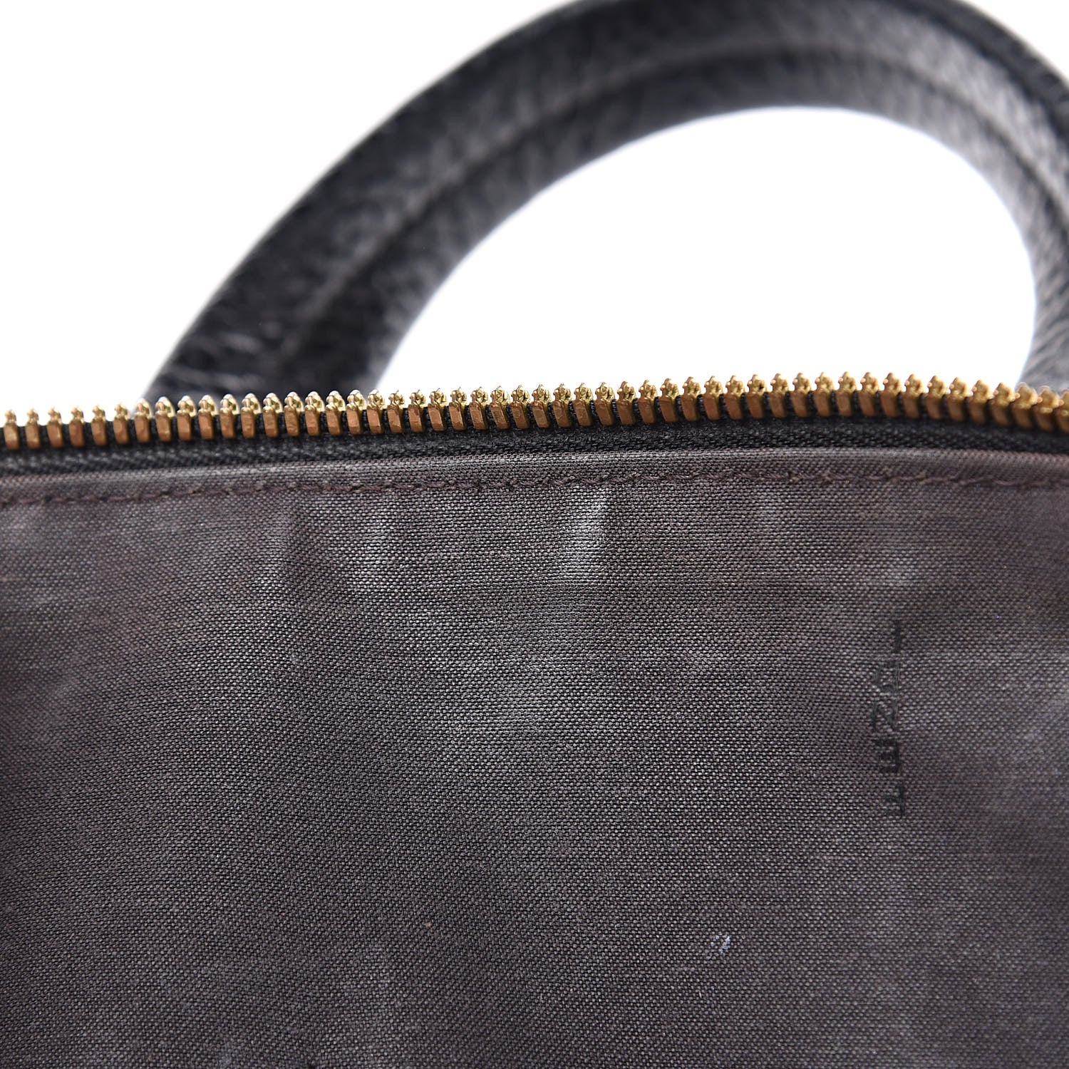 Fendi Pebbled Calfskin Small Chameleon Tote Black 10 of 11