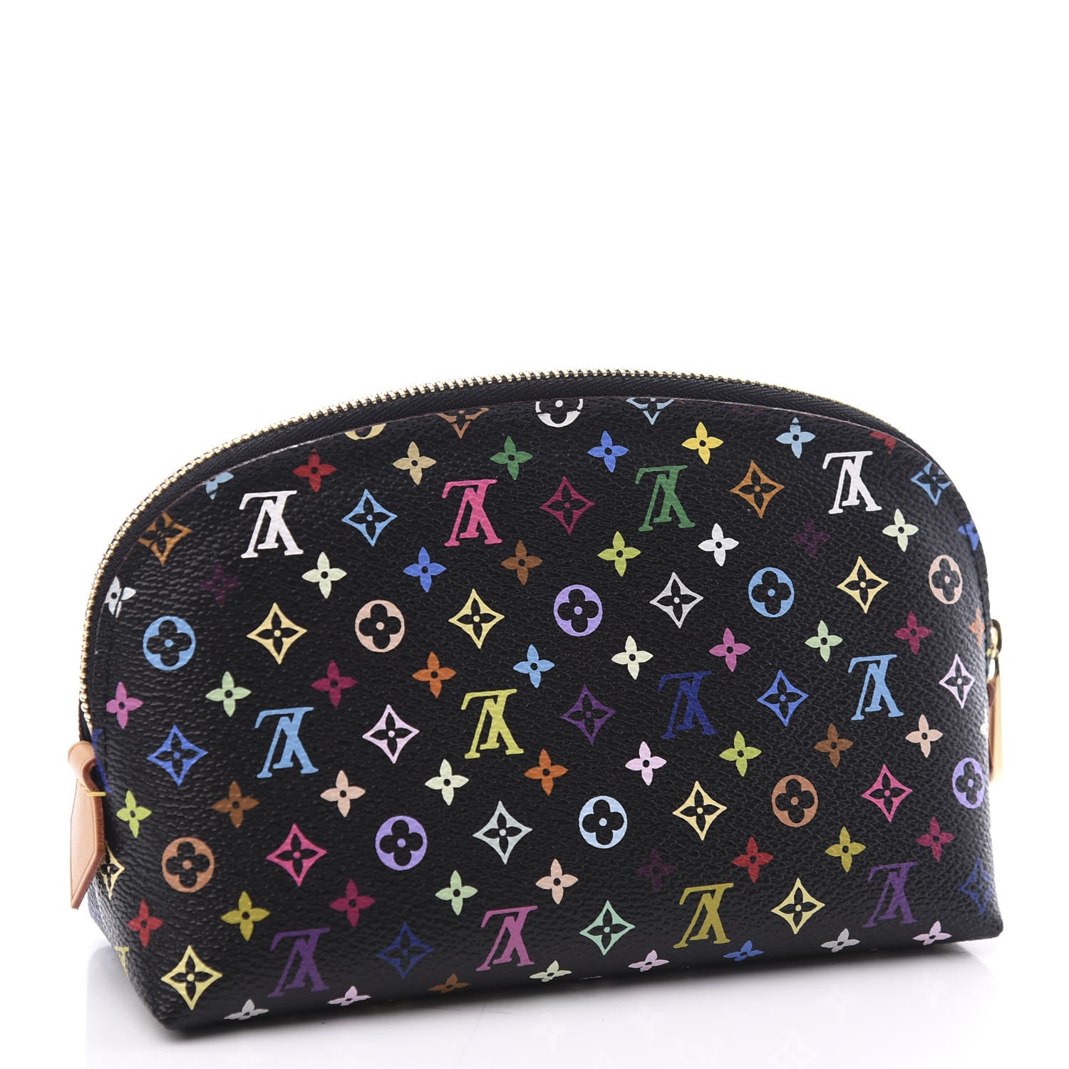 Louis Vuitton Monogram Multicolor Cosmetic Pouch Black Grenade 2 of 8