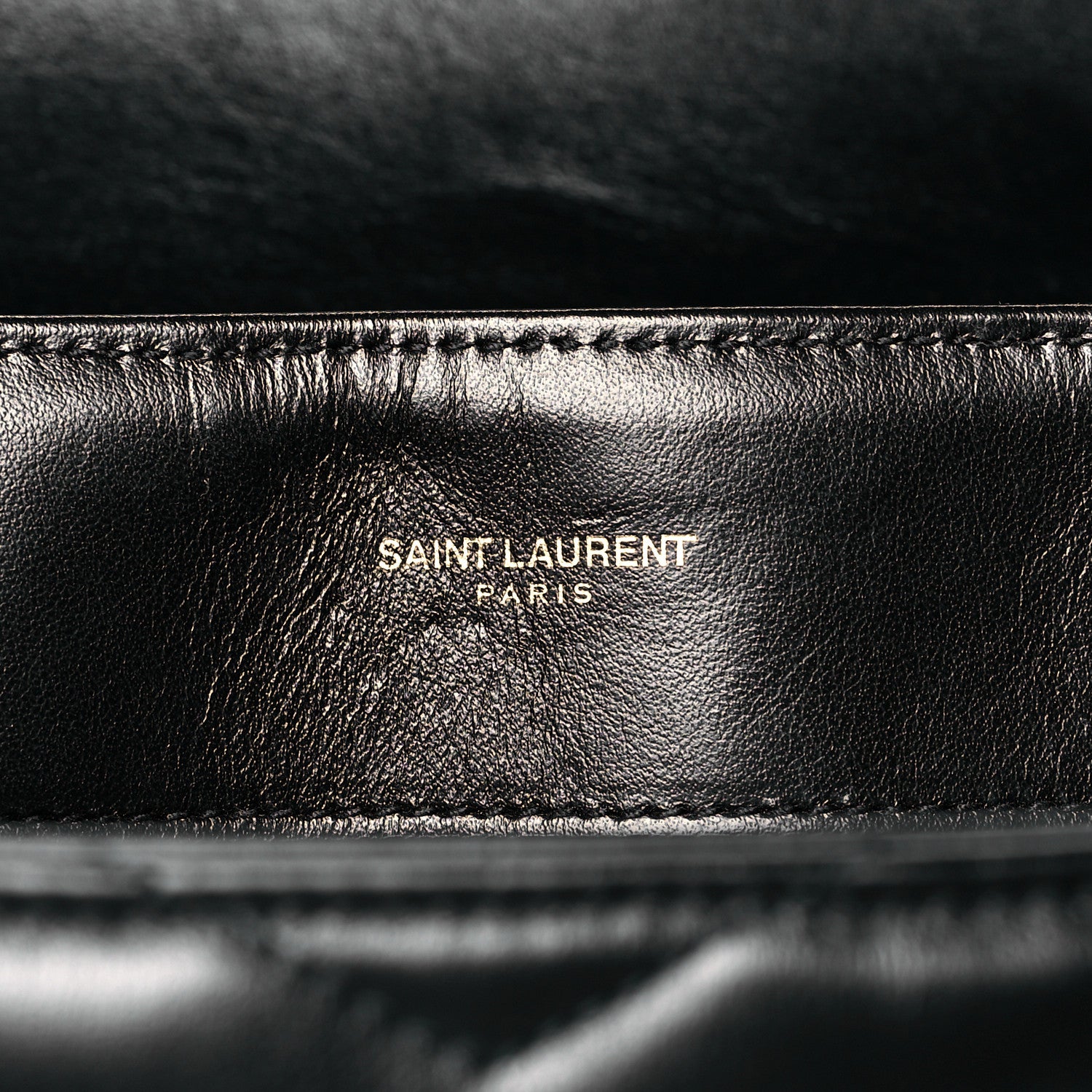 Saint Laurent Calfskin Y Quilted Monogram Medium Loulou Chain Satchel Black 6 of 10