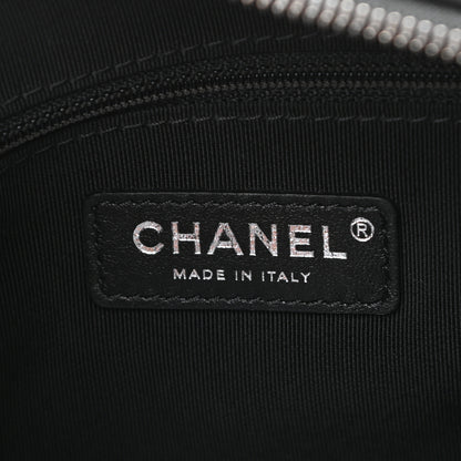 Chanel Calfskin Chain 20s Signature Hobo Black 6 of 11