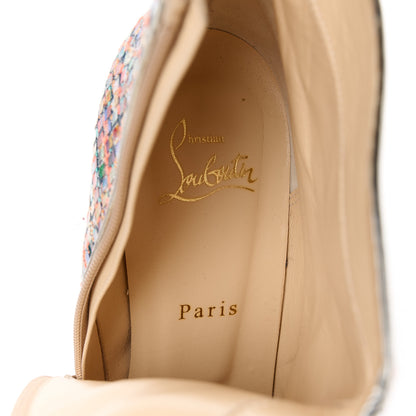 Christian Louboutin Tressage Vitraux So Kate Booty 100 Ankle Boots 38.5 Multicolor 7 of 10