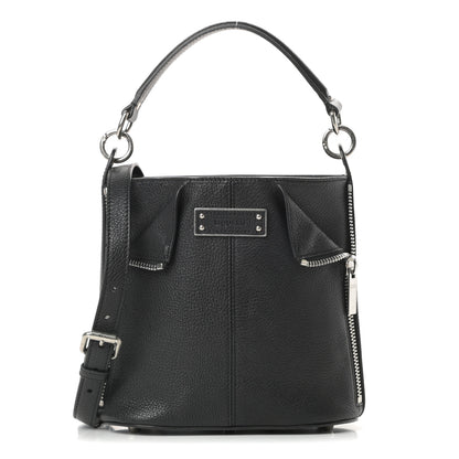 Alexander McQueen Calfskin De Manta Shoulder Bag Black 1 of 10