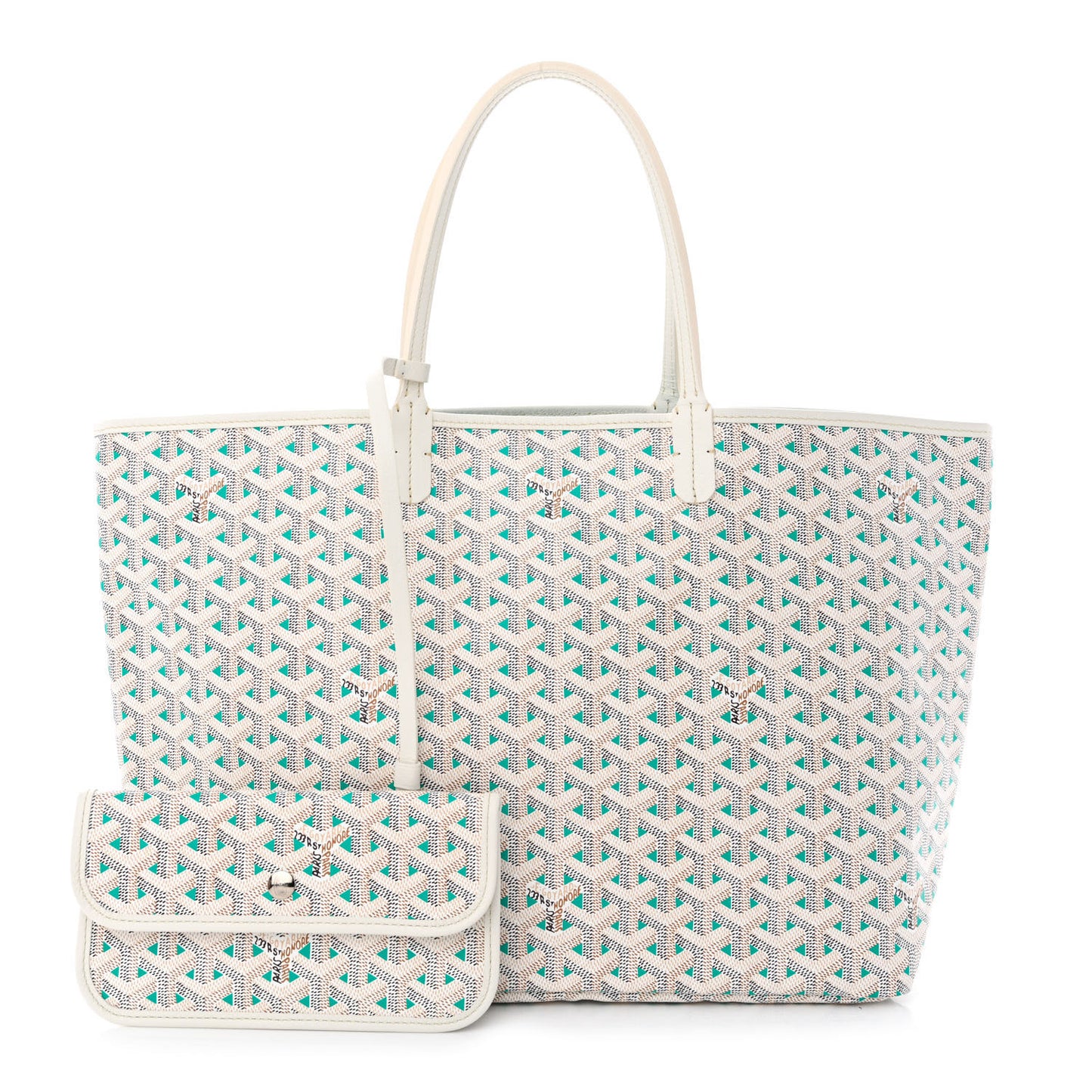 Goyardine Saint Louis Claire Voie PM White Opaline
