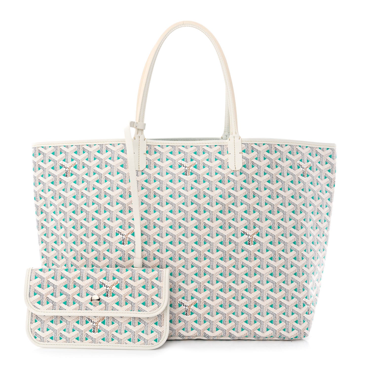 Goyard Goyardine Saint Louis Claire Voie PM White Opaline 1 of 13