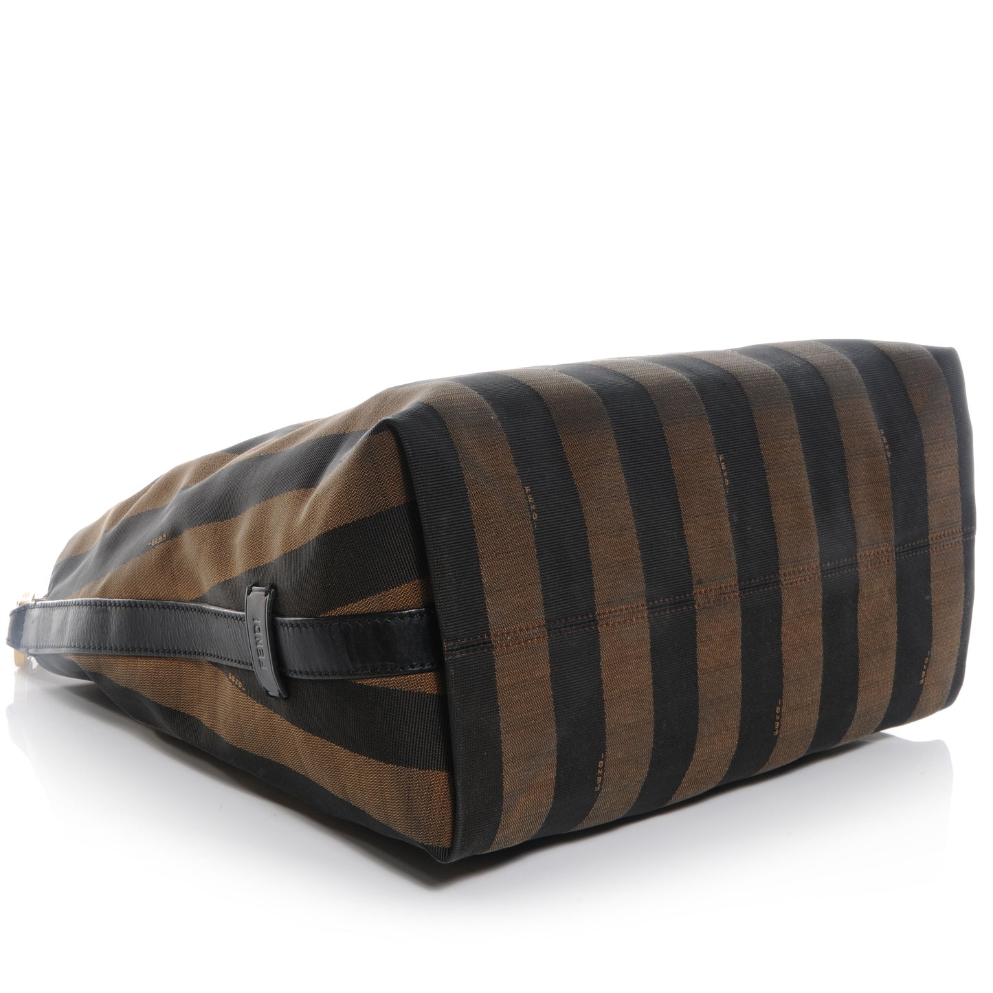 Pequin Cuoio Vegetale Large Hobo Tobacco Rosso Black