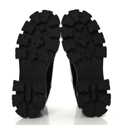 Prada Vernice Monolith Chelsea 55mm Ankle Boots 41 Black 6 of 8