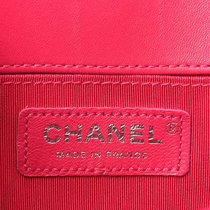 Chanel Velvet Quilted Small Boy Flap Pink 6 of 11