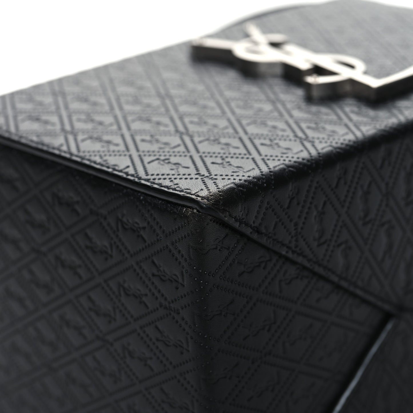 Calfskin Monogram Take Away Box Black