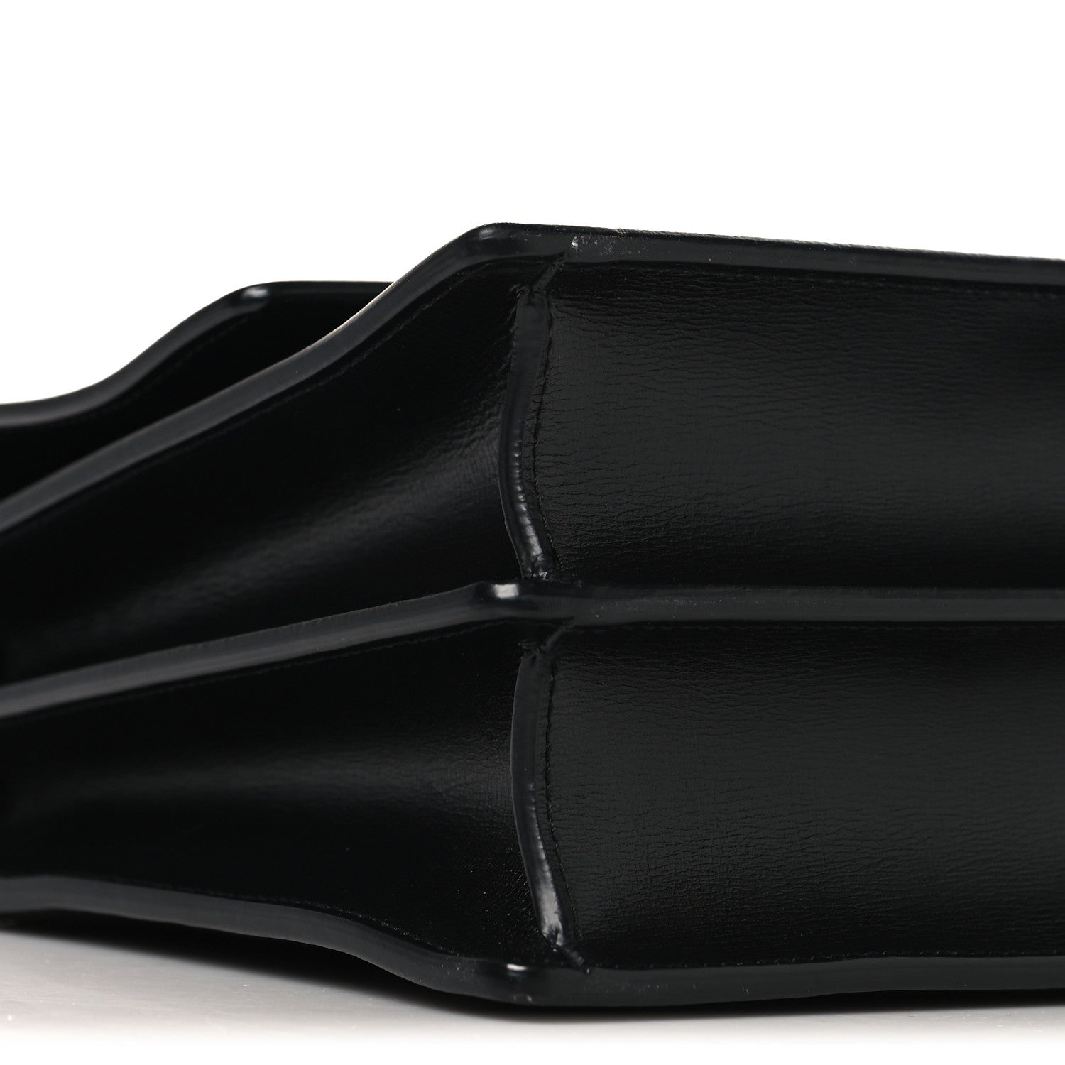 Saint Laurent Calfskin Large Monogram Sunset Black 9 of 10