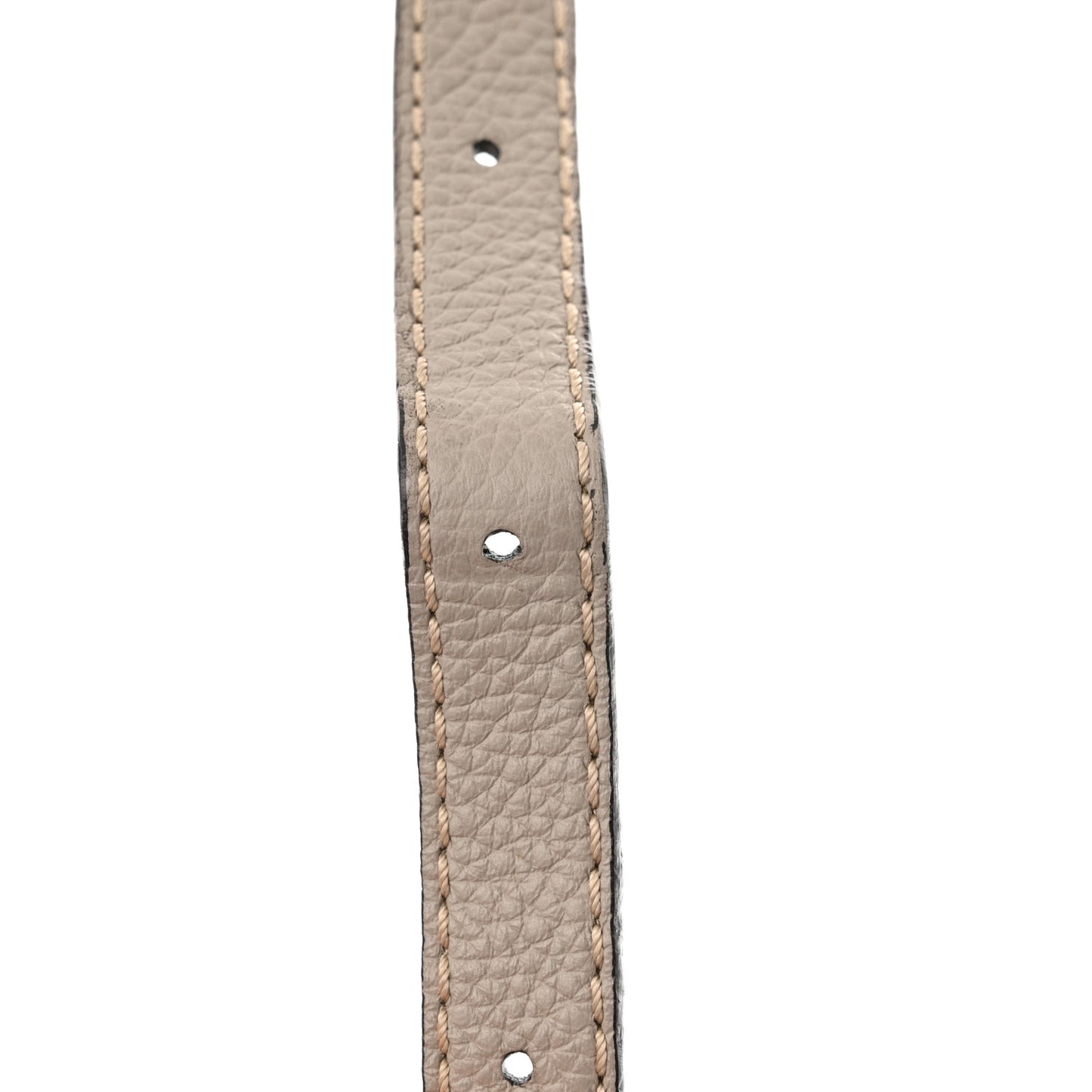 Calfskin Mini Marcie Round Crossbody Bag Pastel Grey