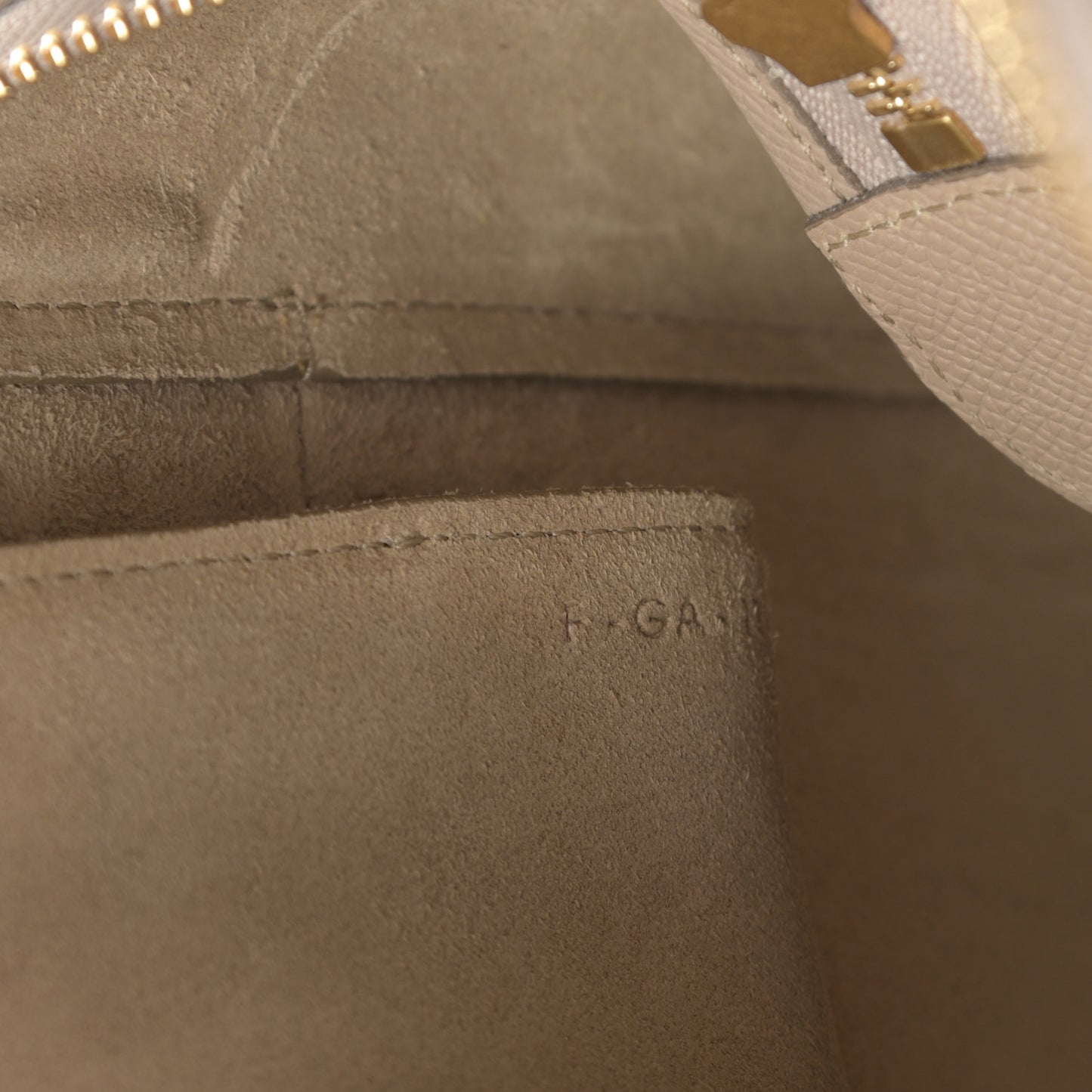 Grained Calfskin Mini Belt Bag Light Taupe