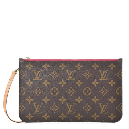Louis Vuitton Monogram Neverfull MM GM Pochette Pivoine 1 of 8