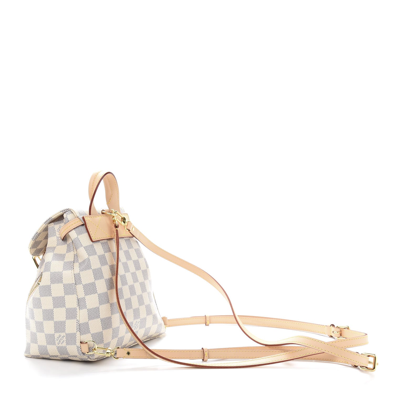 Louis Vuitton Damier Azur Sperone BB Backpack 2 of 10