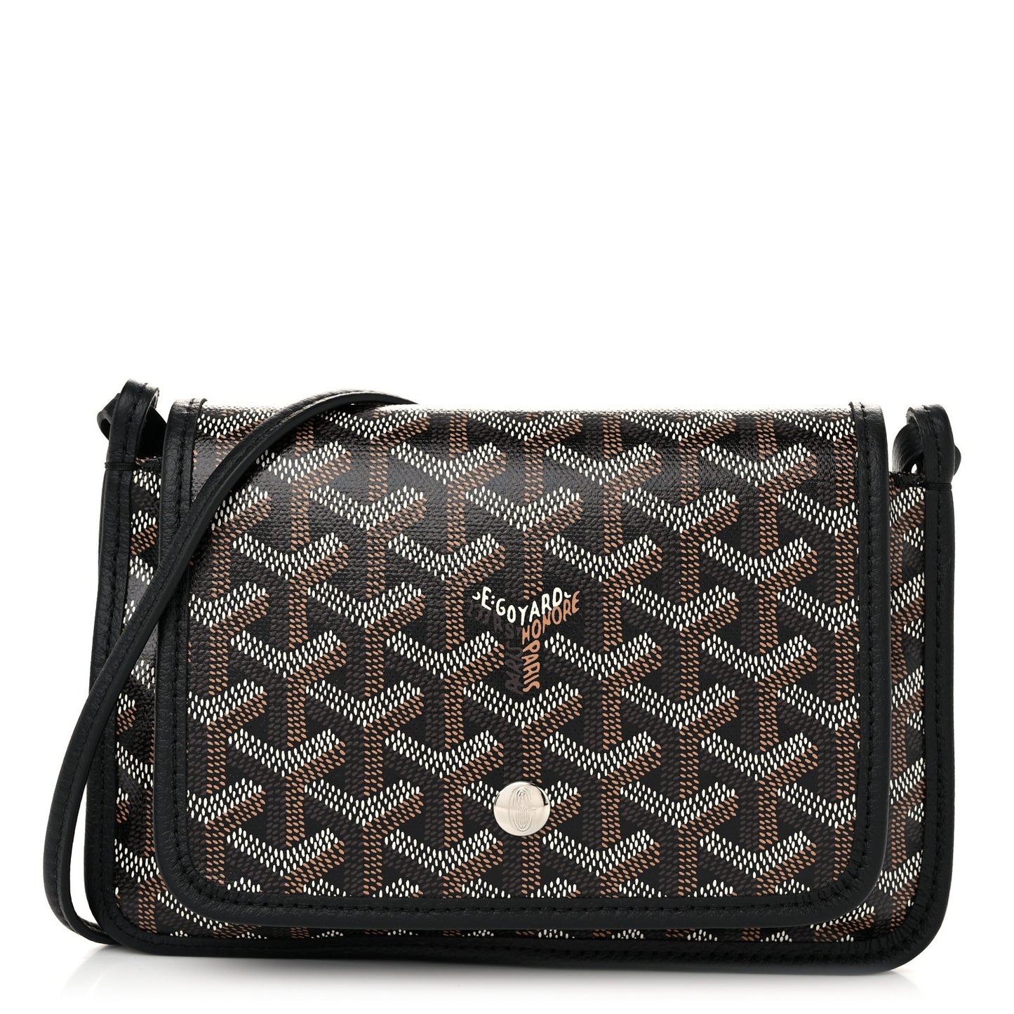 Goyardine Plumet Wallet Clutch Black