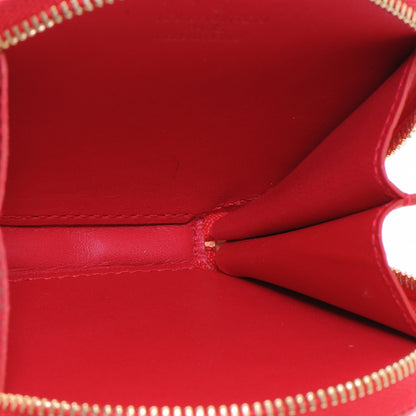 Louis Vuitton Vernis Kusama Infinity Dots Chapeau Coin Purse Red 5 of 7