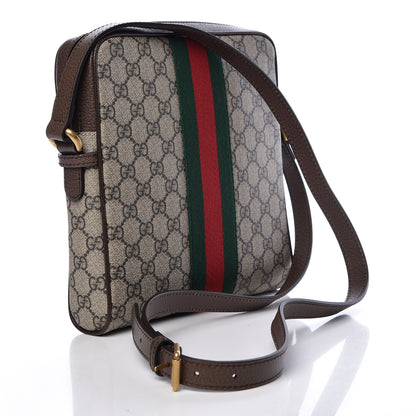 Gucci GG Supreme Monogram Web Small Ophidia Messenger Bag Brown 3 of 12